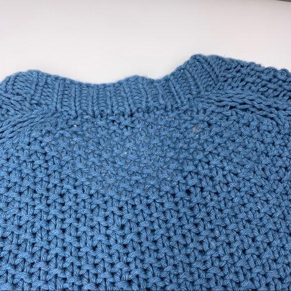 Theory 100% wool waffle texture chunky sweater - Picture 8 of 12